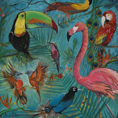Birds of Paradise by Dawn Crothers Artist blog post