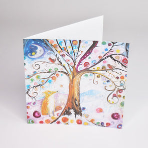 Snail Winter Wonderland Greeting Card - dawncrothers