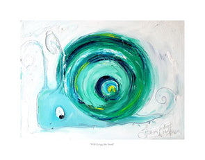 Will Grigg the Snail - Ltd Edition Print - dawncrothers