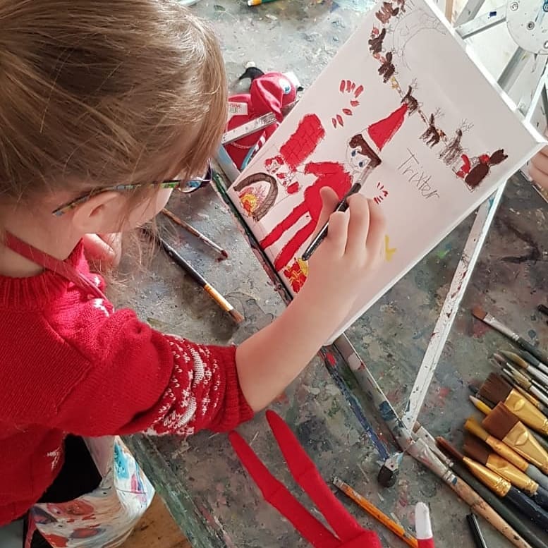 Christmas Art Classes Dawn Crothers Artist