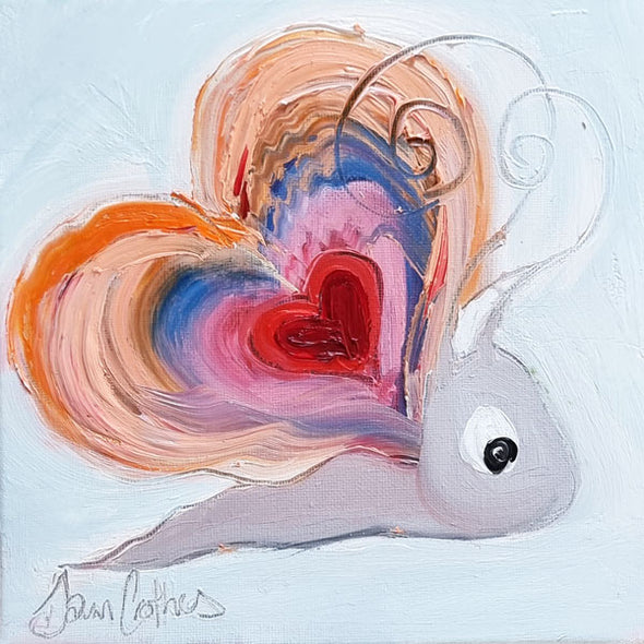 Amelia the Love Snail - Original Painting