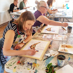 New Year Watercolour and Wellbeing Day Retreat - 1 Day Course for Adults -Saturday 24th January 2026