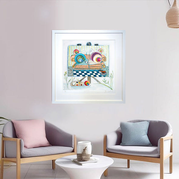 Snail Family Portrait - Limited Edition Print