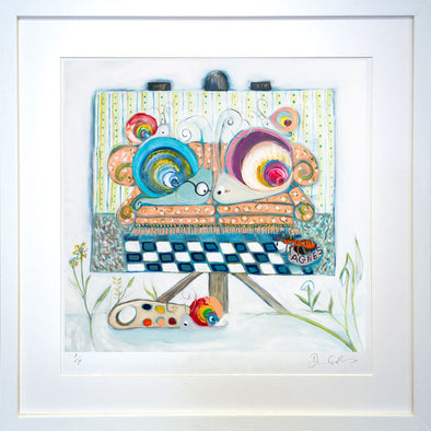 Snail Family Portrait - Limited Edition Print