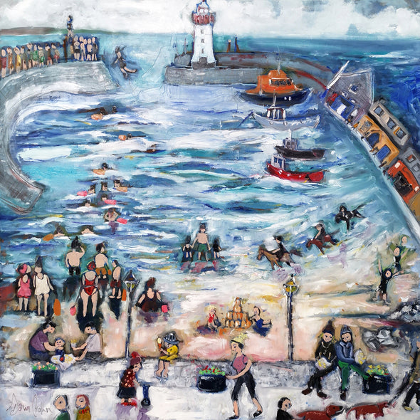 Donaghadee by the Sea- Limited Edition Silk Scarf