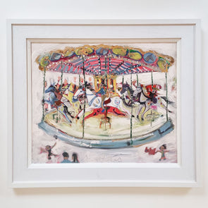 Fun Fair Carousel Barry's - Original Painting