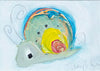 Noelle the Snail - Original Painting