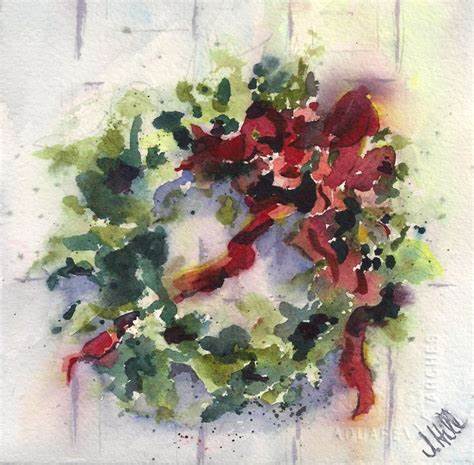 Christmas Wreath Painting Workshop - Friday 13th December 2024