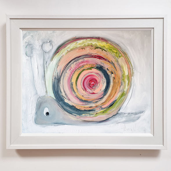 Prescilla the Snail - Original Painting