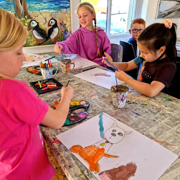 Saturday Children's Art School 7th October2023