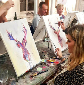 Christmas Stag Adult Paint & Sip Evening - Thursday 28th November 2024