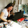 Dawn Crothers -NI4Kids - FREE Online Art Workshop - New Year Snail Family