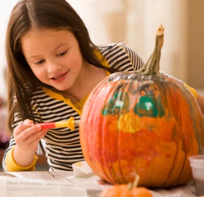 Family Halloween Pumpkin Painting Art Workshop - Tuesday 15th October 2024 - 6.30pm to 8.30pm