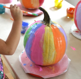 Family Halloween Pumpkin Painting Art Workshop - Tuesday 15th October 2024 - 6.30pm to 8.30pm