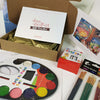 Kids Watercolour Art Project Pack Age 3+ and a Live Zoom Art Class