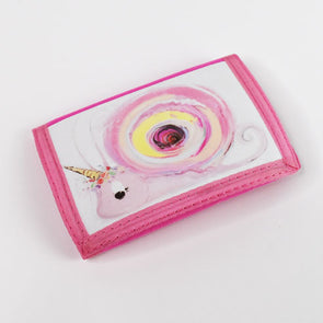 Angel the Unicorn Snail Kids Wallet - dawncrothers