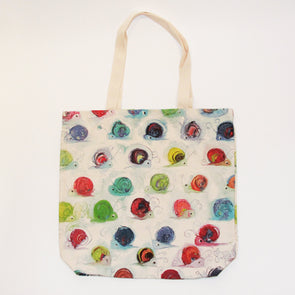 Snail Cotton Tote Shopping Bag - Homeware - dawncrothers
