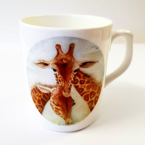 Giraffe Bone China Mug - dawncrothers