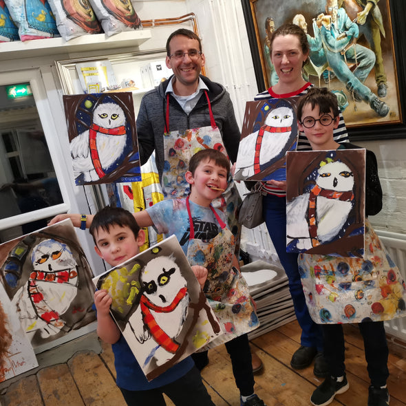 Family Halloween Harry Potter themed Art Class - Thursday 27th October 2022 - dawncrothers