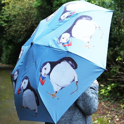 Clown of the Sea, Puffin Unique Art Umbrella