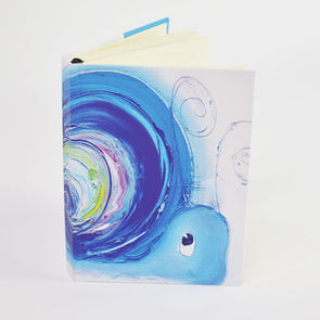 Hope the Snail Design A5 Hardback Notebook - dawncrothers