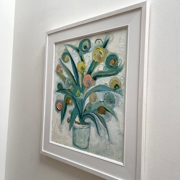 Spider Snail Plant - Original Oil Painting - dawncrothers