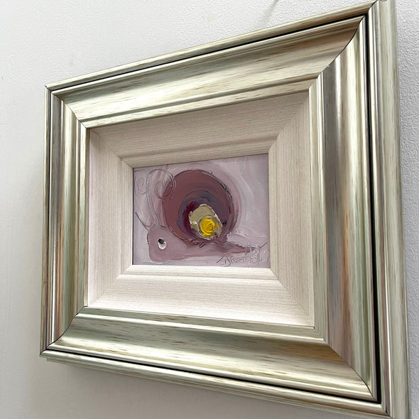 Pink Yellow Snail - Original Painting