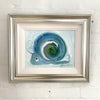 Azul the snail - original oil painting
