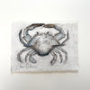 Donaghadee crab - charcoal on paper