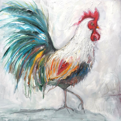Chanticleer the Cockerel - Original Oil Painting