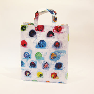 Snail Oil Cloth Shopping Bag - dawncrothers
