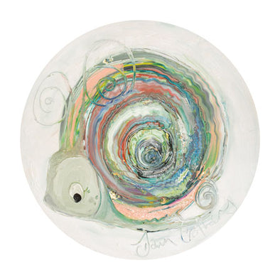 Opal the Snail - October Birthstone Ltd Edition Print