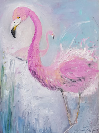 Pamela the Flamingo - Ltd Edition Print
