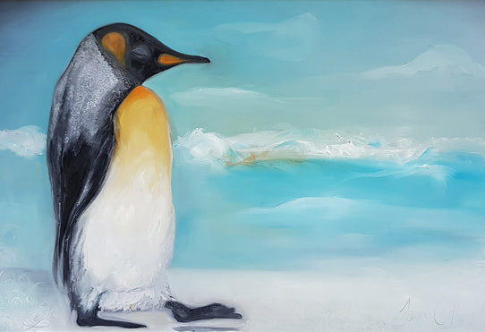 The Pondering Penguin- Ltd Edition Print