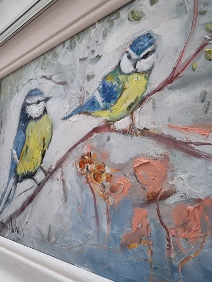 Two Little Birds - Original Painting
