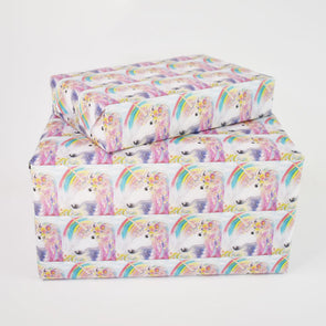 Sweet Pea and the Unicorn Snails Wrapping Paper - dawncrothers