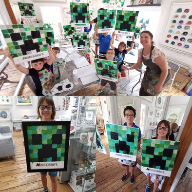 Half Term Minecraft Art Workshop Ages 6+ Monday 17th February 2020 - dawncrothers