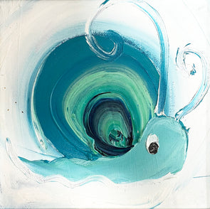 Blue Snail - Original Painting