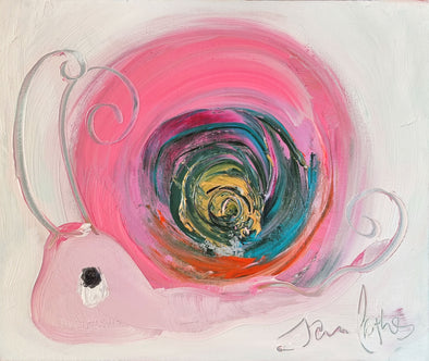 Penelope the snail - Original Painting